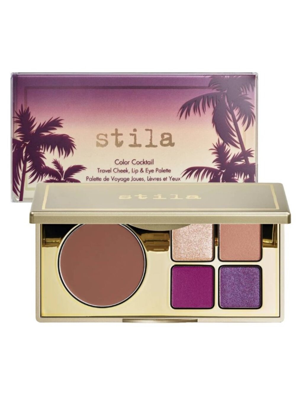 Stila Color Cocktail Travel Cheek, Lip & Eyeshadow Palette in Moonshine
